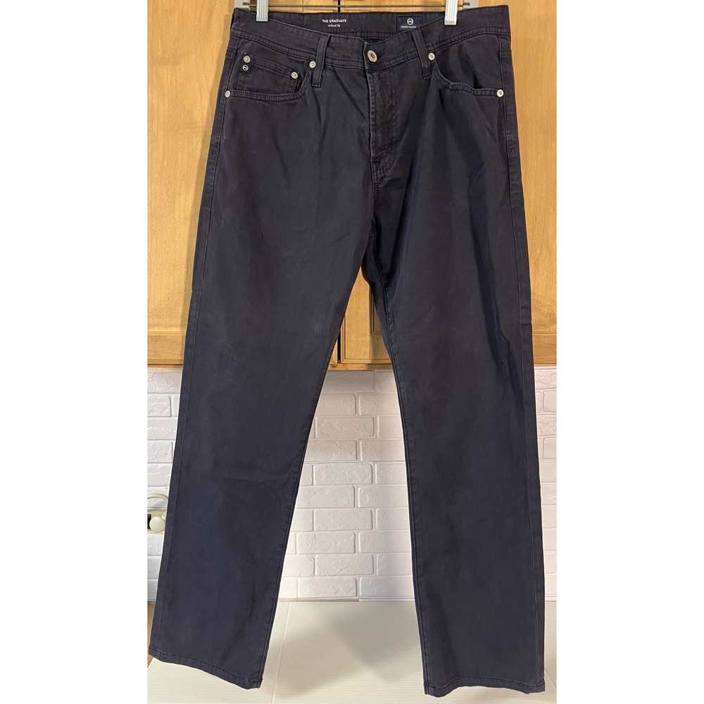 AG Adriano Goldschmied The Graduate Mens 32x32 Navy Blue Tailored Leg
